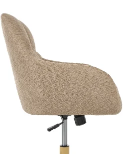 Sedia da scrivania PALMDALE Bouclé Marrone chiaro