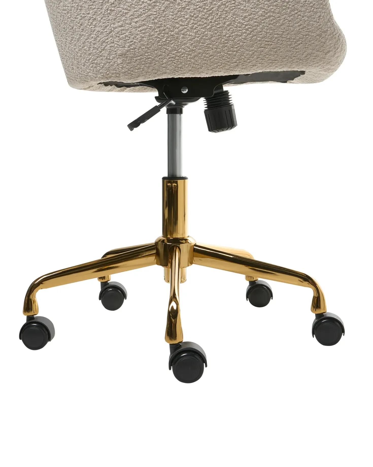 Sedia da scrivania PALMDALE Bouclé Beige chiaro