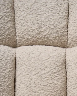 Sedia da scrivania PALMDALE Bouclé Beige chiaro
