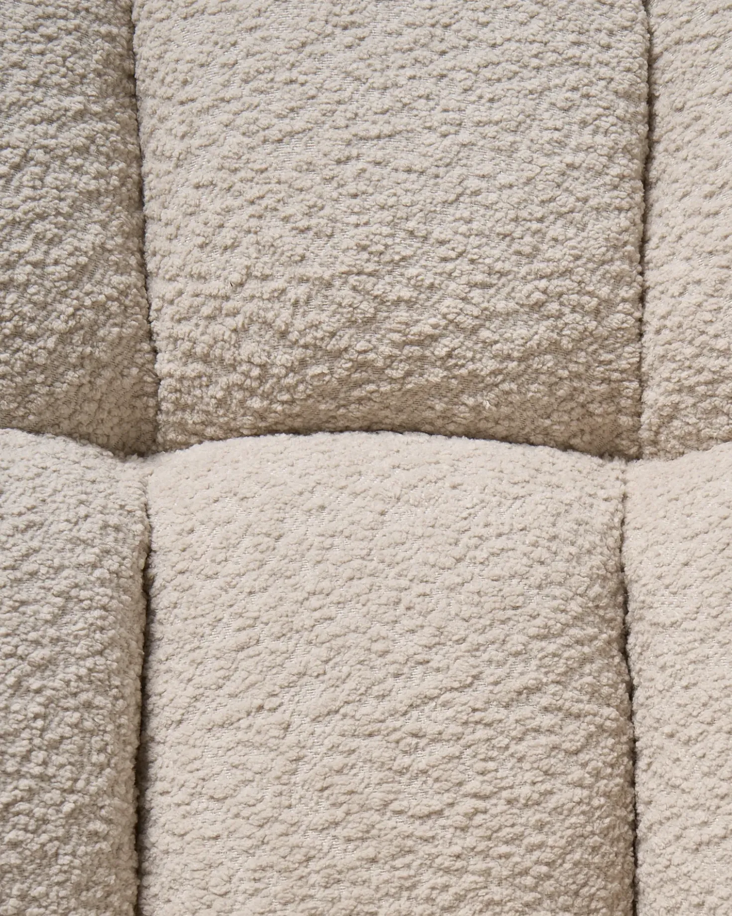 Sedia da scrivania PALMDALE Bouclé Beige chiaro