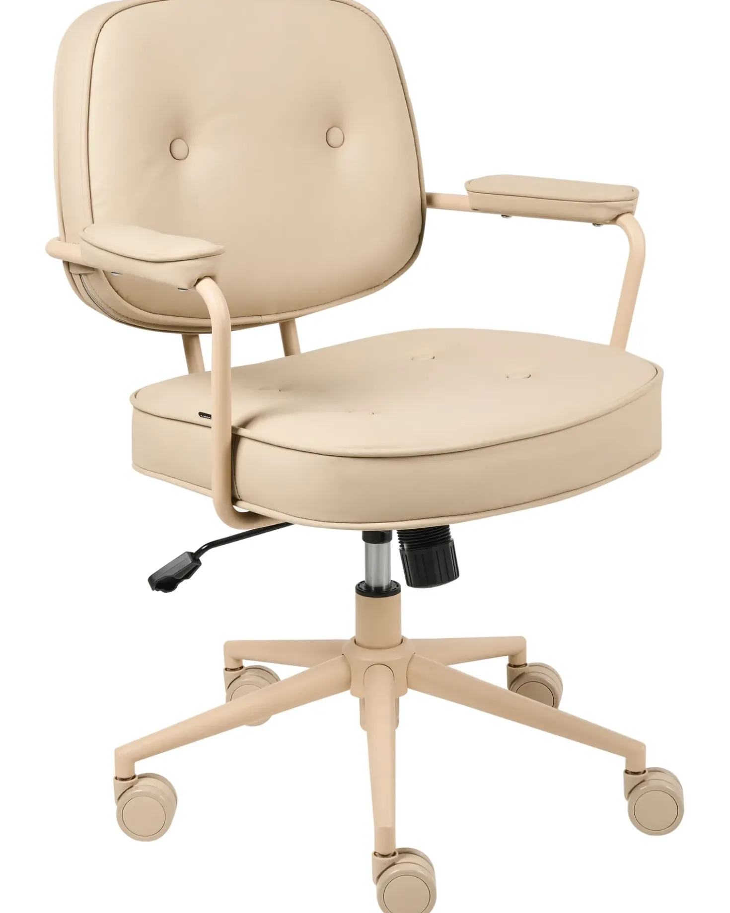 Sedia da scrivania PARAMUS Pelle sintetica Beige