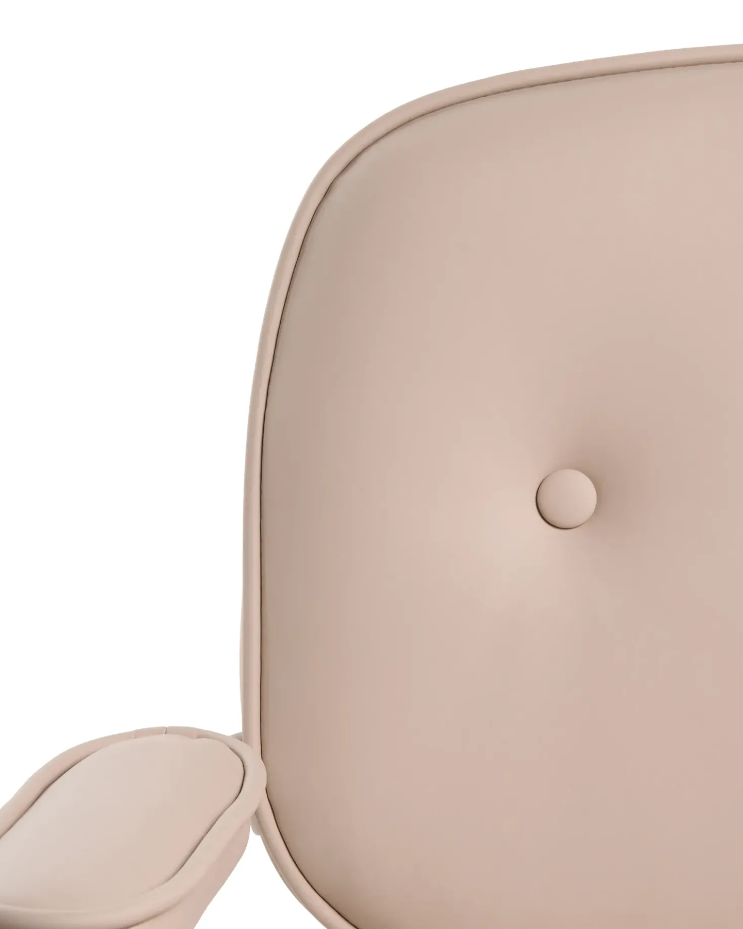 Sedia da scrivania PARAMUS Pelle sintetica Beige sabbia