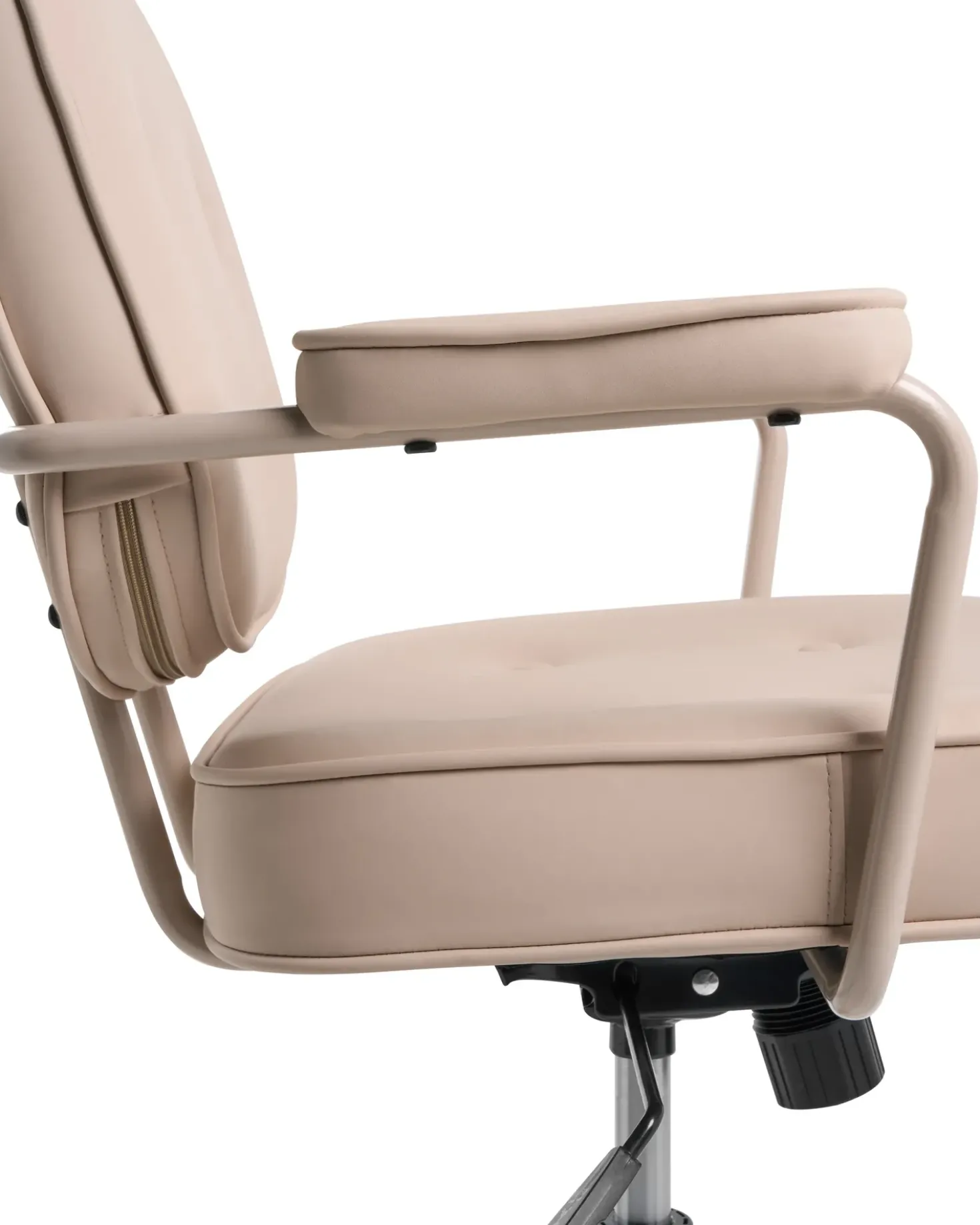 Sedia da scrivania PARAMUS Pelle sintetica Beige sabbia