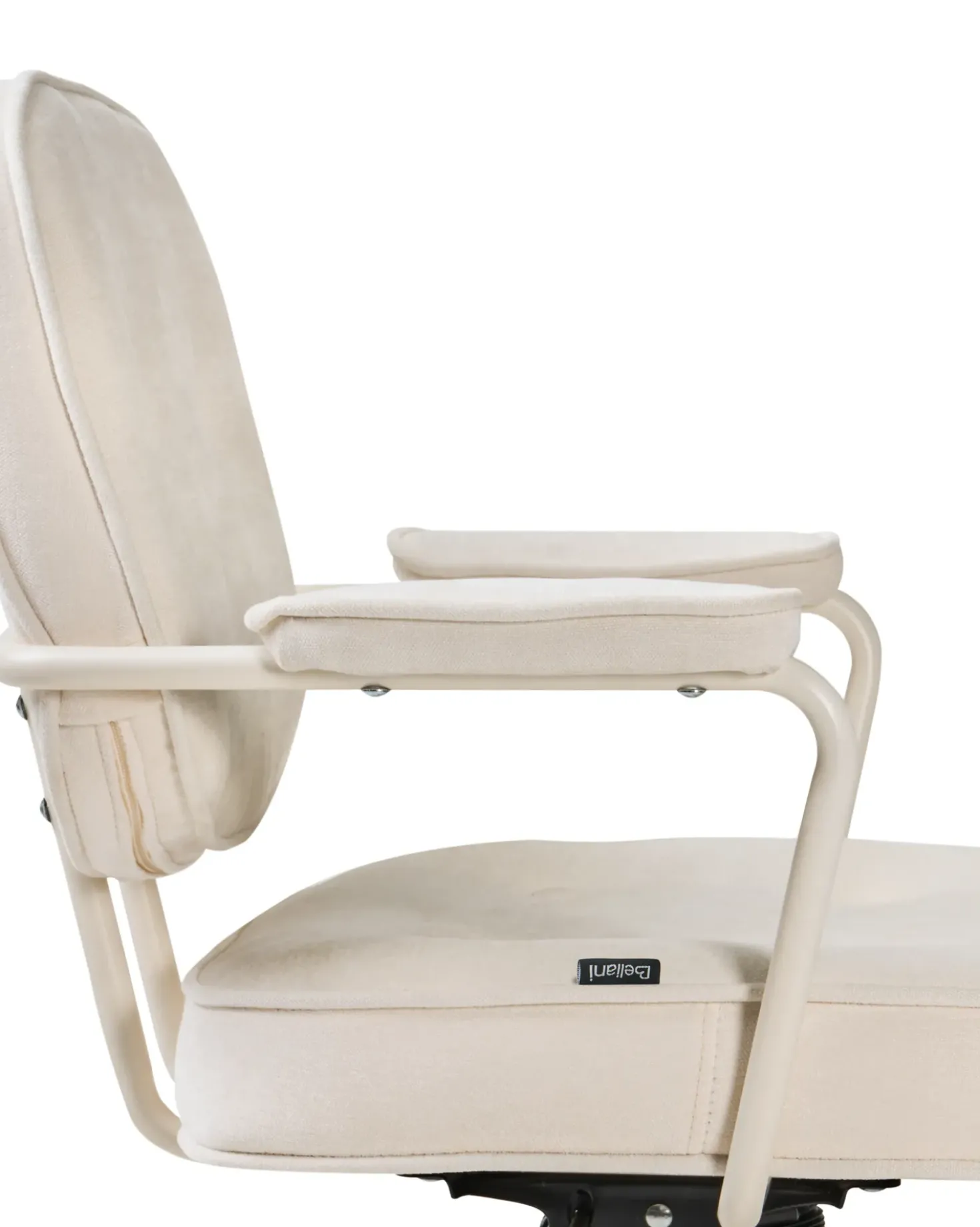 Sedia da scrivania PARAMUS Tessuto Bianco sporco