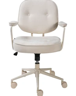 Sedia da scrivania PARAMUS Tessuto Bianco sporco