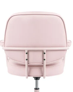 Sedia da scrivania PARAMUS Pelle sintetica Rosa pastello