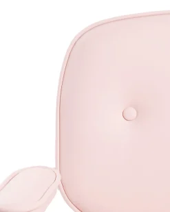 Sedia da scrivania PARAMUS Pelle sintetica Rosa pastello