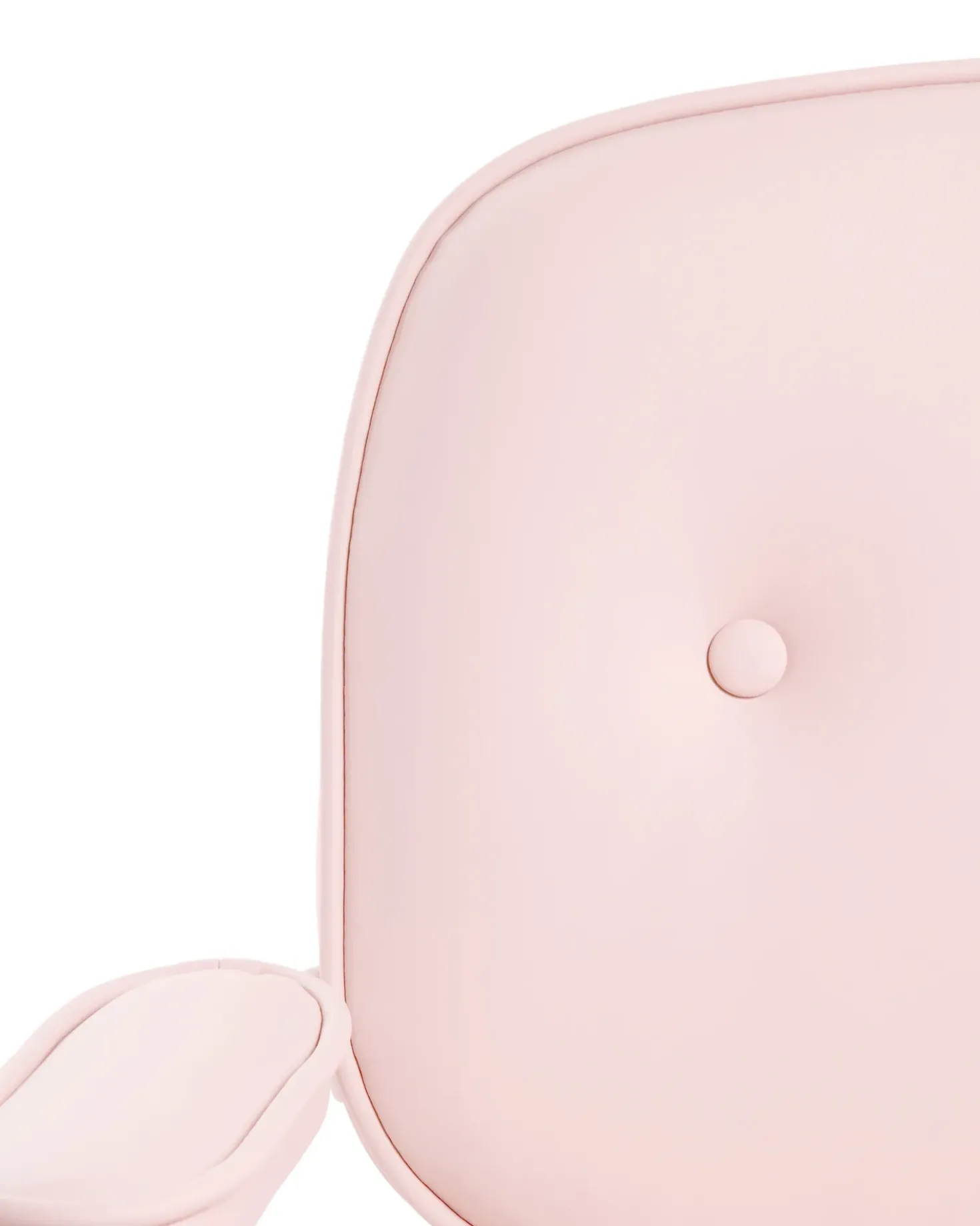 Sedia da scrivania PARAMUS Pelle sintetica Rosa pastello