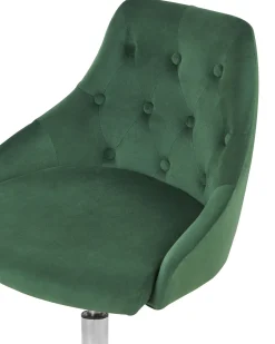 Sedia da scrivania PARRISH Velluto Verde smeraldo