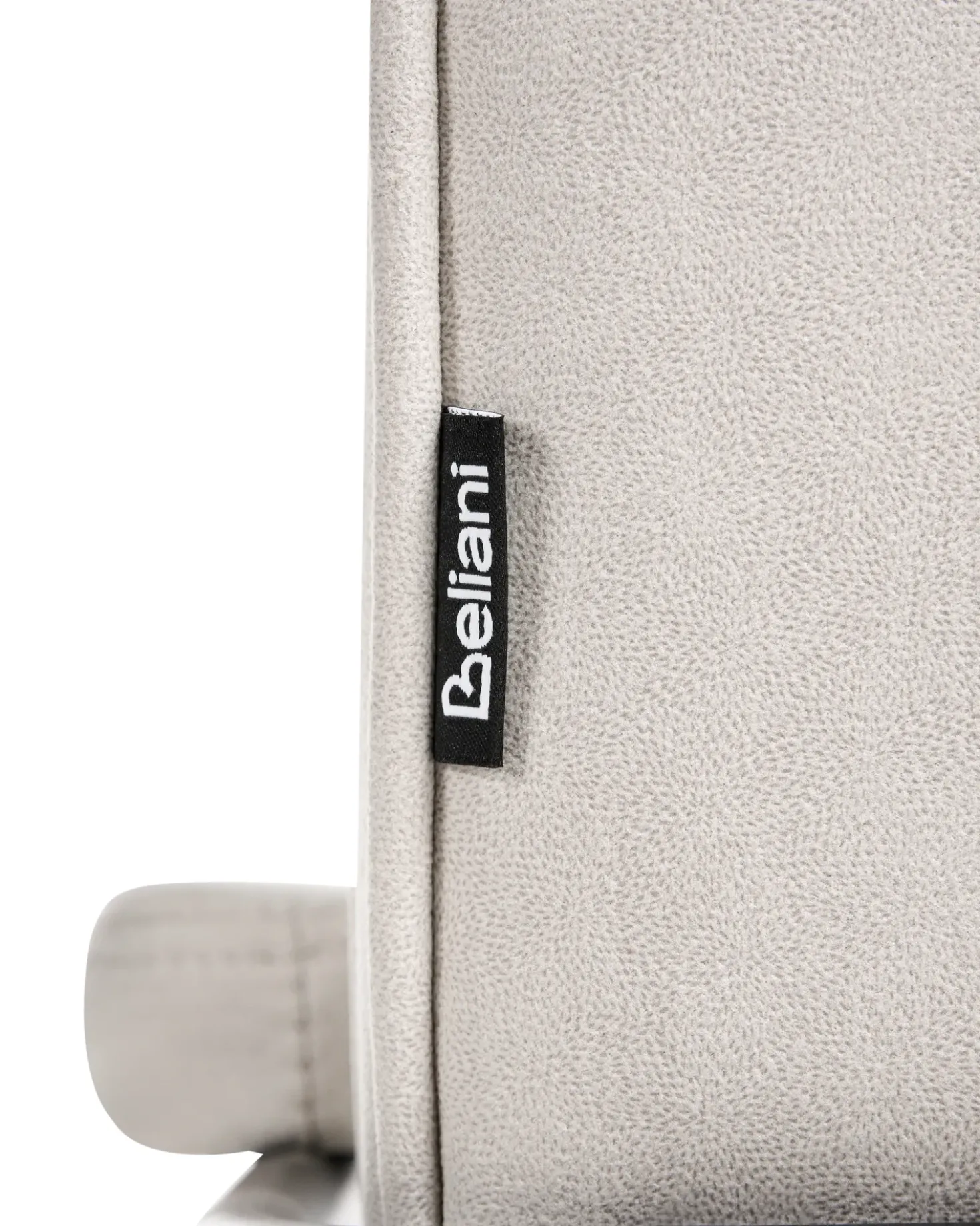 Sedia da scrivania PAWNEE Velluto Beige chiaro