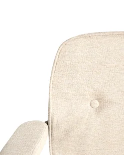 Sedia da scrivania PAWNEE Tessuto Beige chiaro