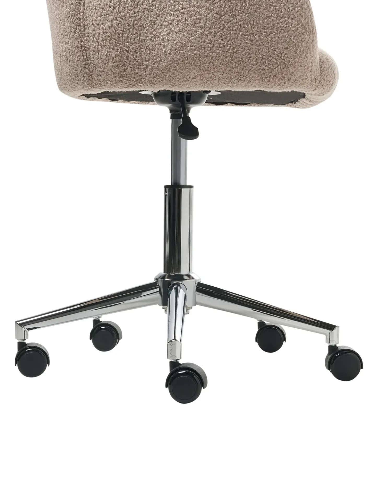 Sedia da scrivania PRIDDY Bouclé Beige