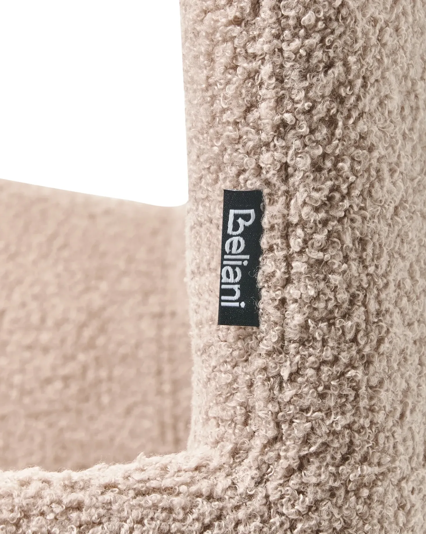 Sedia da scrivania PRIDDY Bouclé Beige