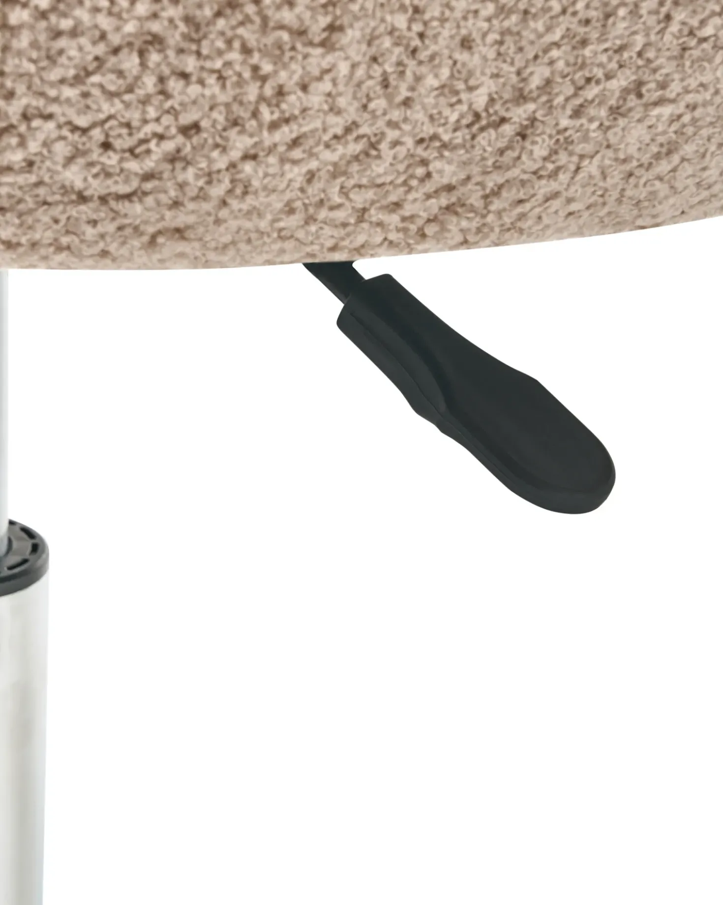 Sedia da scrivania PRIDDY Bouclé Beige