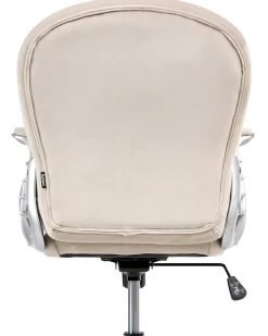 Sedia da scrivania PRINCESS Velluto Tortora