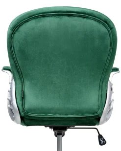 Sedia da scrivania PRINCESS Velluto Verde