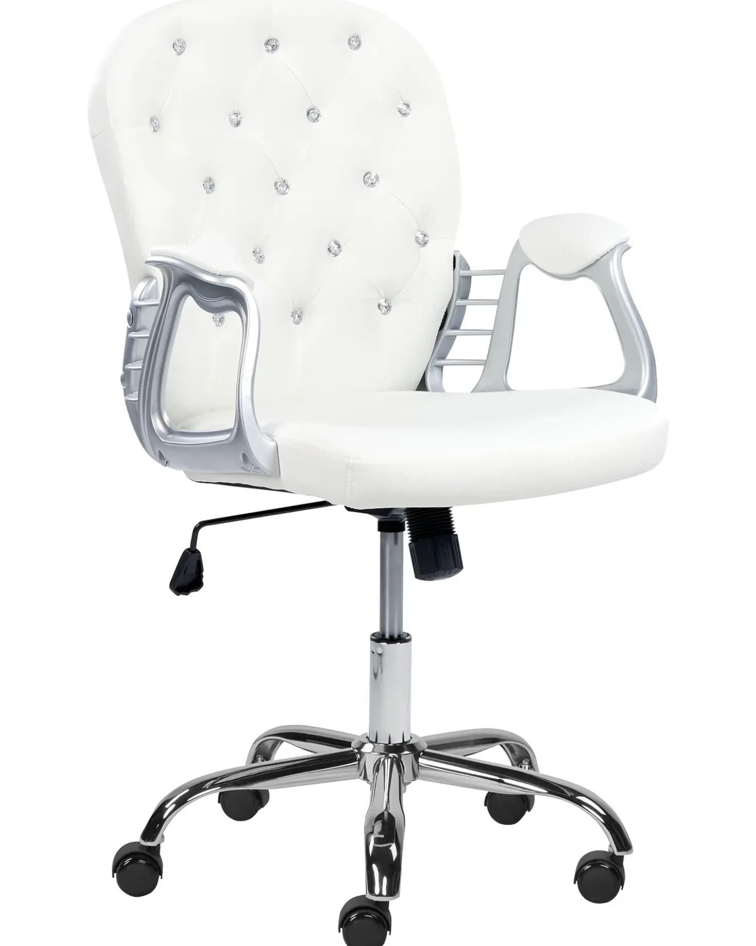 Sedia da scrivania PRINCESS Pelle sintetica Bianco