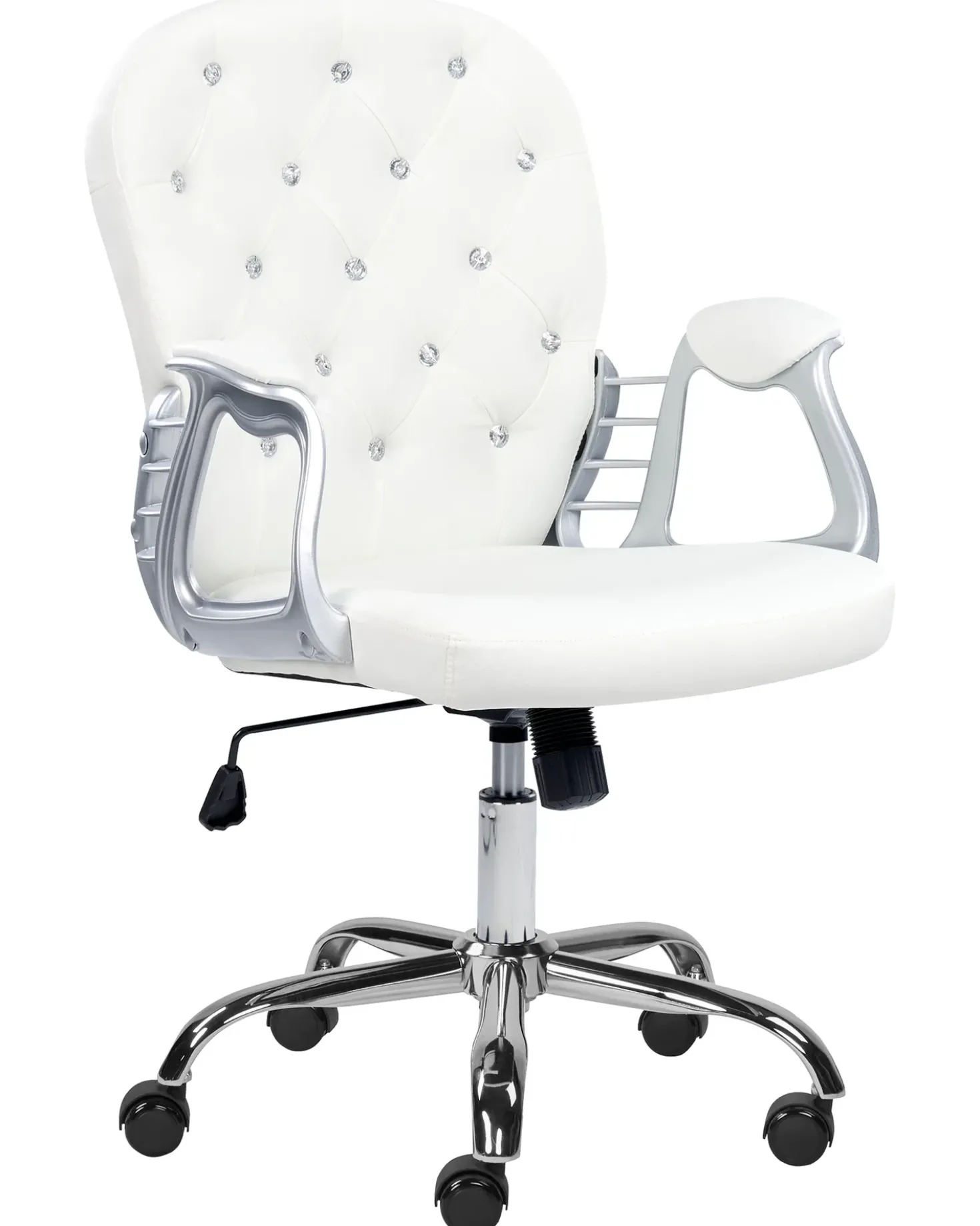 Sedia da scrivania PRINCESS Pelle sintetica Bianco