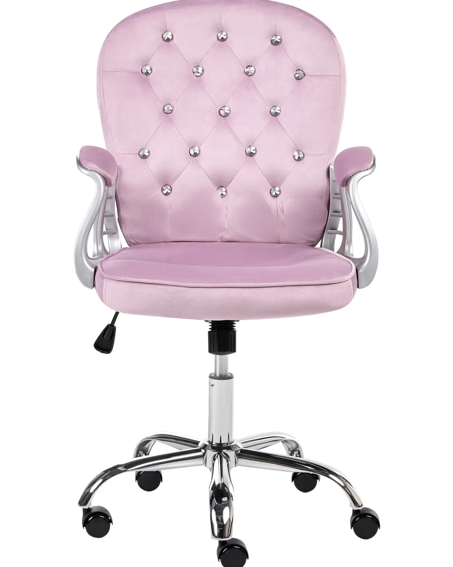 Sedia da scrivania PRINCESS Velluto Viola chiaro