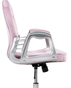 Sedia da scrivania PRINCESS Velluto Viola chiaro