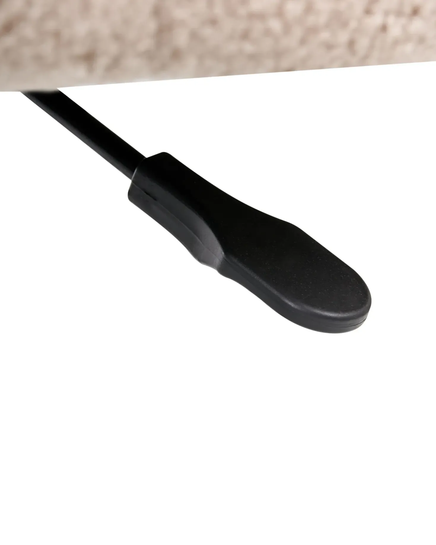 Sedia da scrivania SANILAC II Bouclé Beige