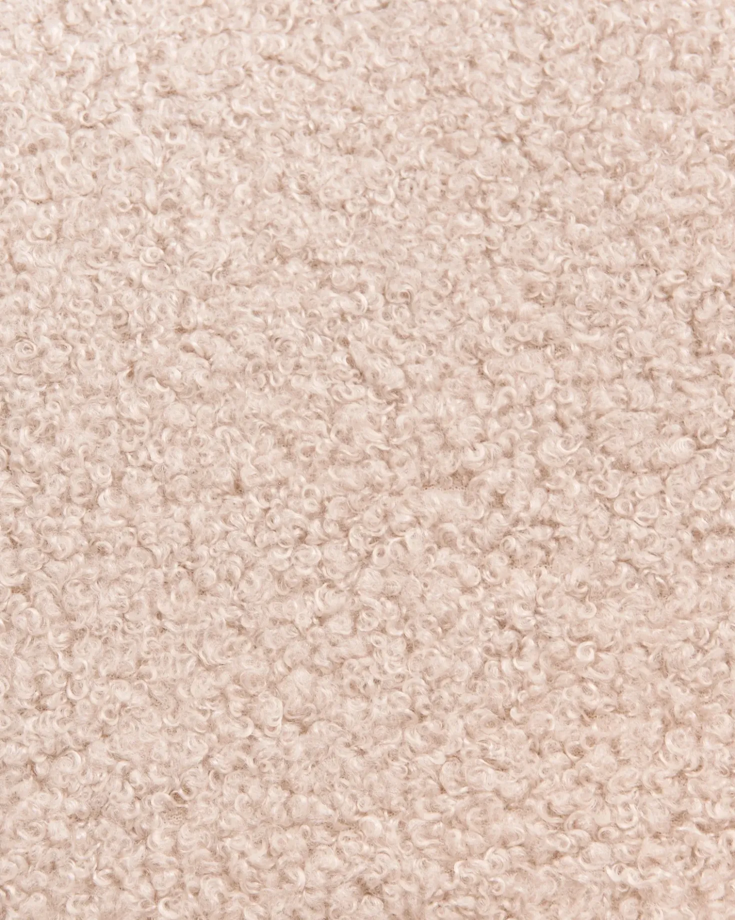 Sedia da scrivania SANILAC II Bouclé Beige