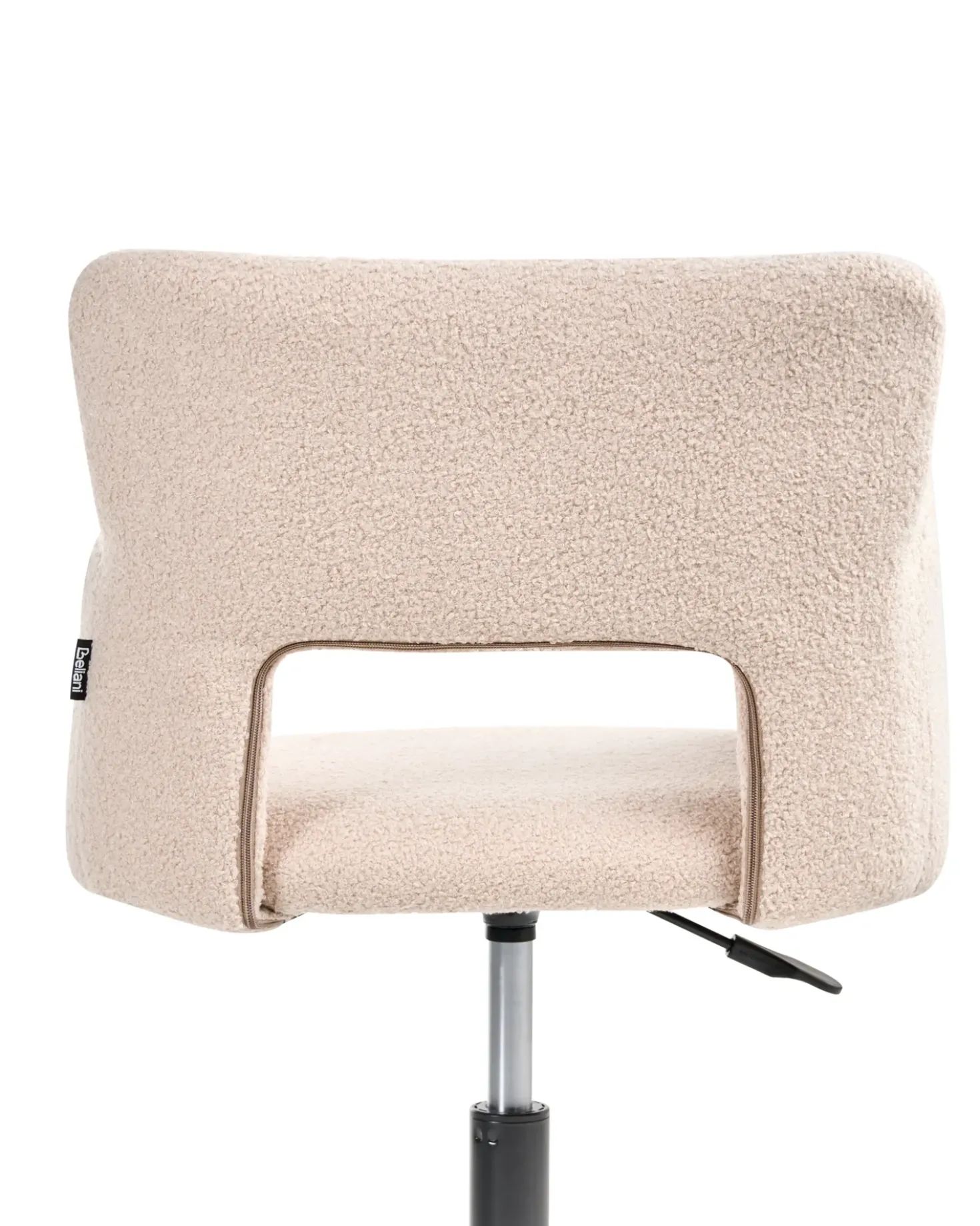 Sedia da scrivania SANILAC II Bouclé Beige
