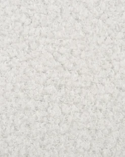 Sedia da scrivania SANILAC II Bouclé Bianco sporco