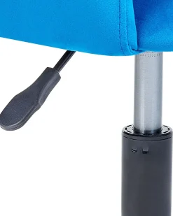 Sedia da scrivania SANILAC II Velluto Blu