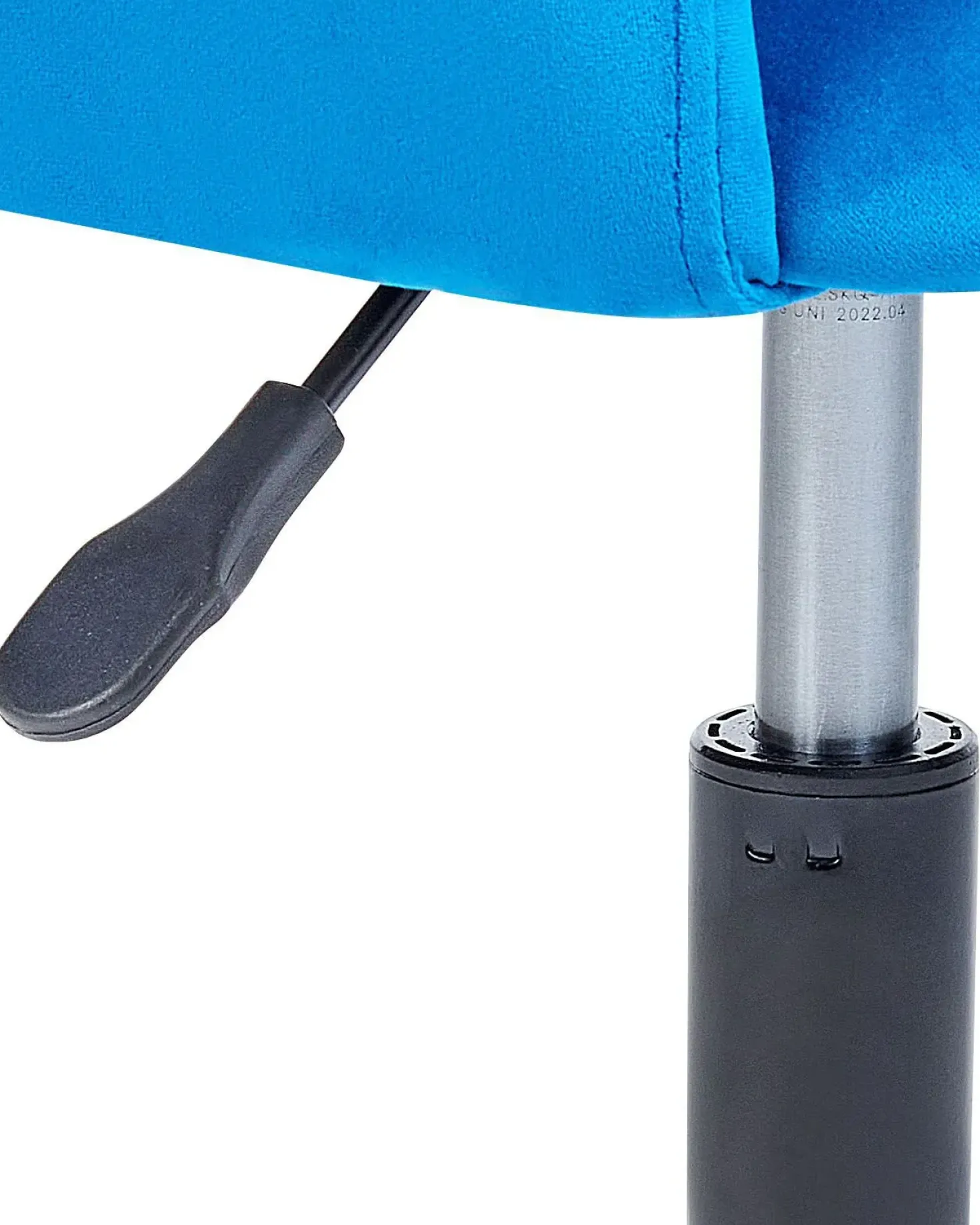 Sedia da scrivania SANILAC II Velluto Blu