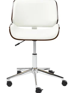Sedia da scrivania TOTOWA Pelle sintetica Bianco