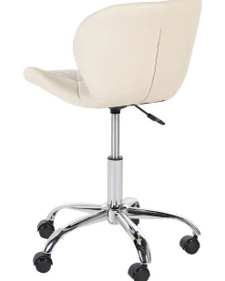 Sedia da scrivania VALETTA Pelle sintetica Beige