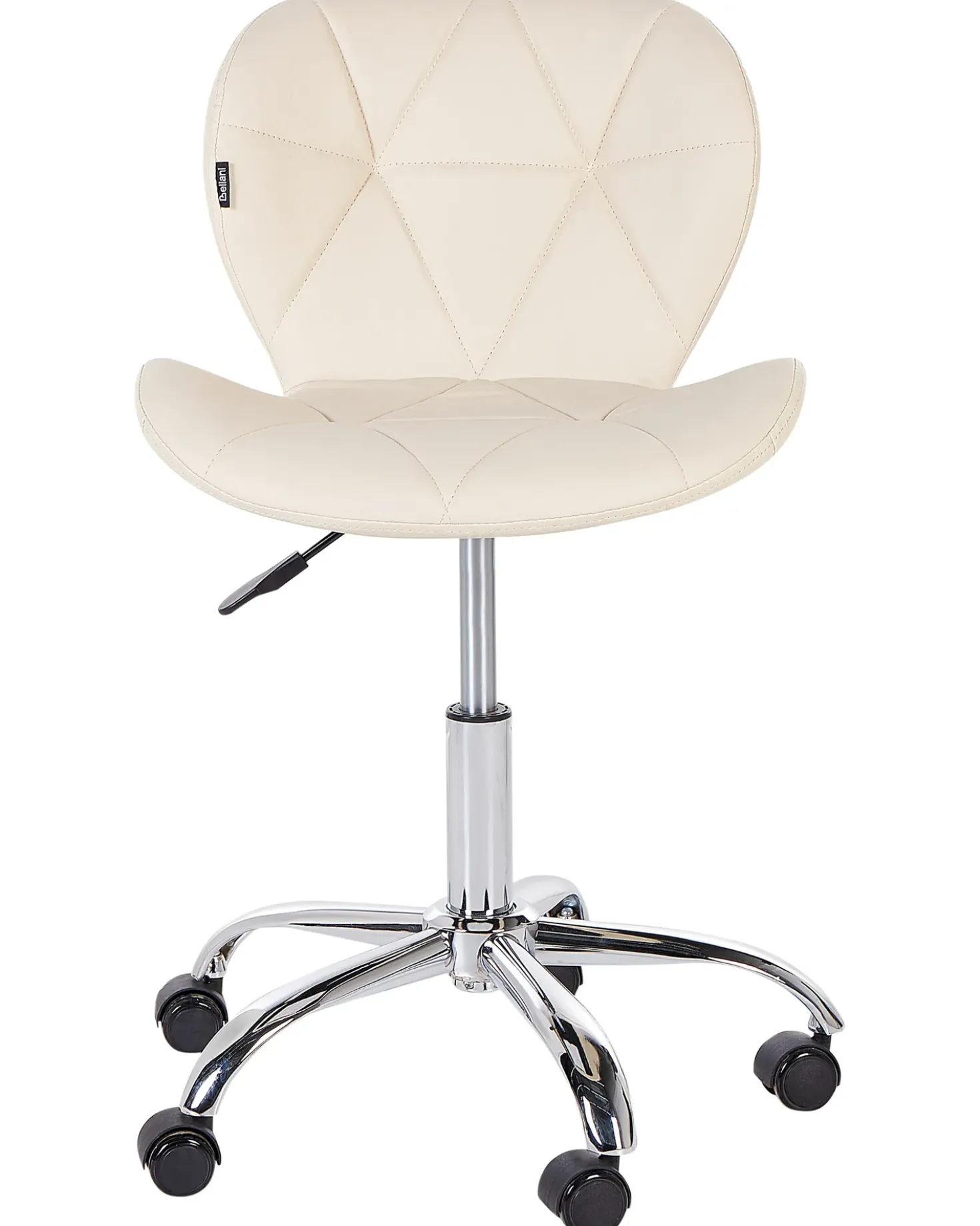 Sedia da scrivania VALETTA Pelle sintetica Beige
