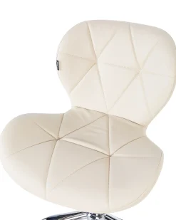 Sedia da scrivania VALETTA Pelle sintetica Beige