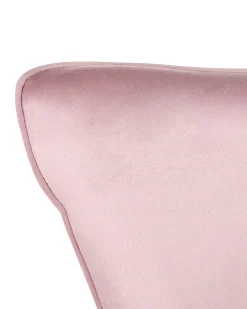 Sedia da scrivania VELENCIA Velluto Rosa pastello