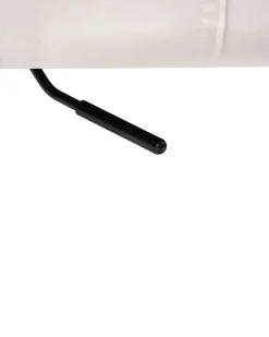 Sedia da scrivania VELENCIA Velluto Bianco sporco