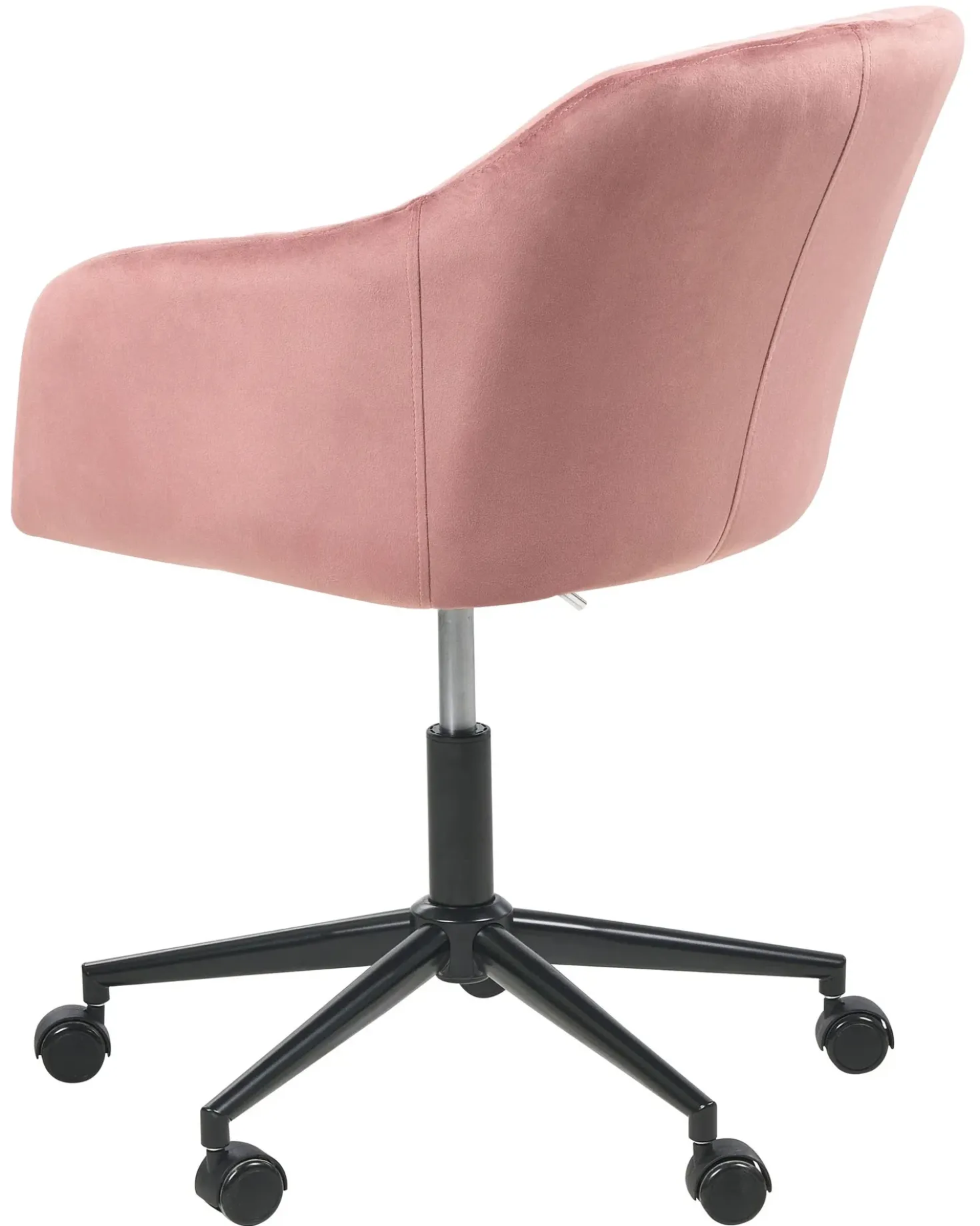 Sedia da scrivania VENICE Velluto Rosa