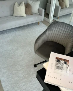 Sedia da scrivania VENICE Velluto Grigio