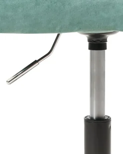 Sedia da scrivania VENICE Velluto Verde menta