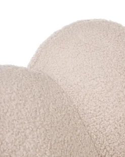Sedia da scrivania WHIZZY Bouclé Beige chiaro