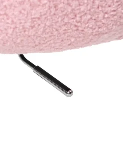 Sedia da scrivania WHIZZY Bouclé Rosa