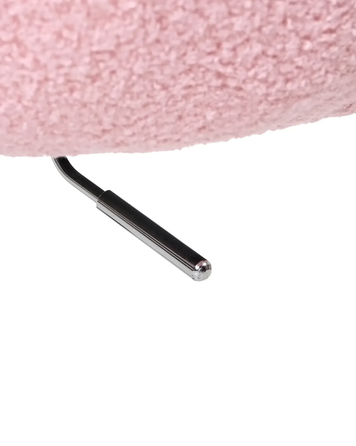 Sedia da scrivania WHIZZY Bouclé Rosa