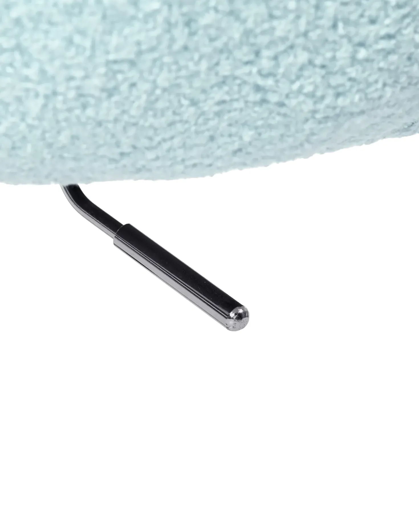 Sedia da scrivania WHIZZY Bouclé Azzurro