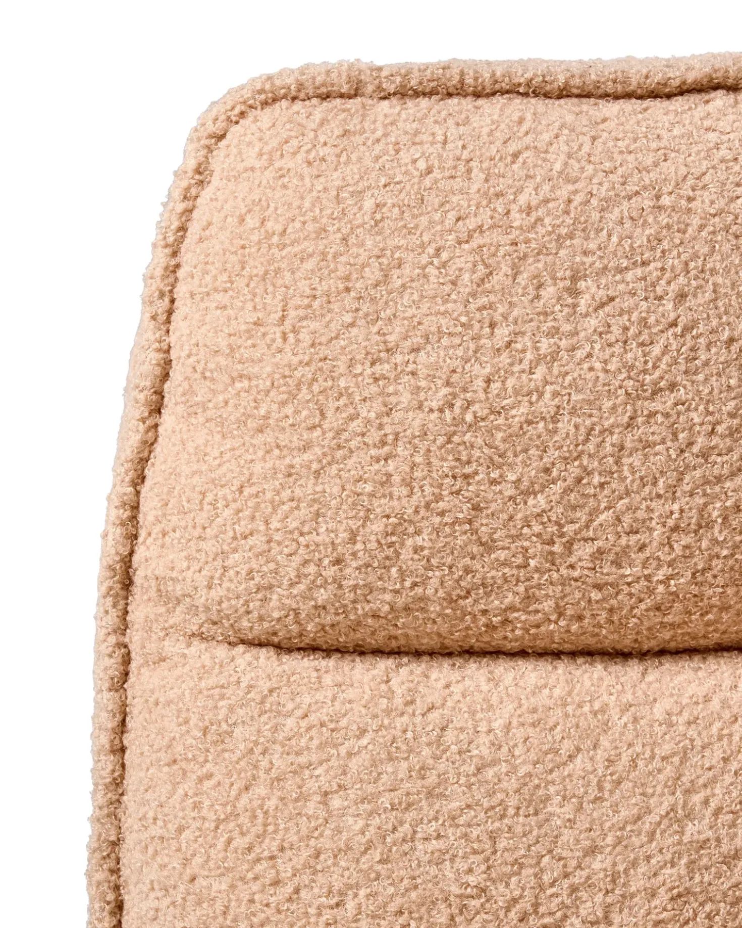 Sedia da ufficio ADDISON Bouclé Rosa pesca