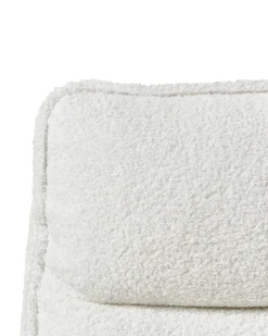 Sedia da ufficio ADDISON Bouclé Bianco