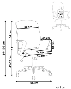 Sedia da ufficio BONNY Blu