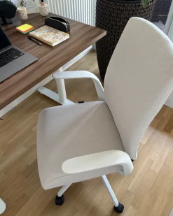 Sedia da ufficio CAPTAIN Tessuto Beige chiaro
