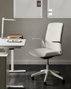 Sedia da ufficio CAPTAIN Tessuto Beige chiaro