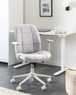 Sedia da ufficio CARLTON Tessuto Grigio