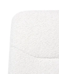 Sedia da ufficio CAROGA Bouclé Bianco